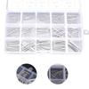 150 Pcs 304 Stainless Steel Cotter Pins Small Cotter Pins 15 Sizes Hardware Pins Heavy Duty Cotter Pin Assortment Kit