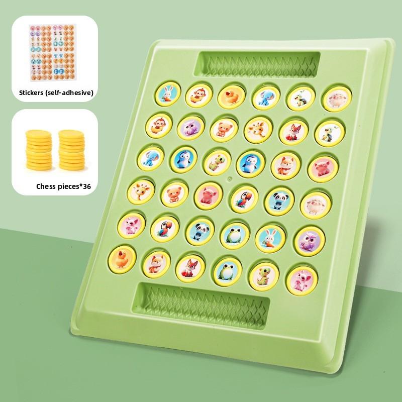 Jeu de Mémoire Flip Battle Pour Enfants Avec Motifs Dessinés Pour le Jeu Parent-Enfant