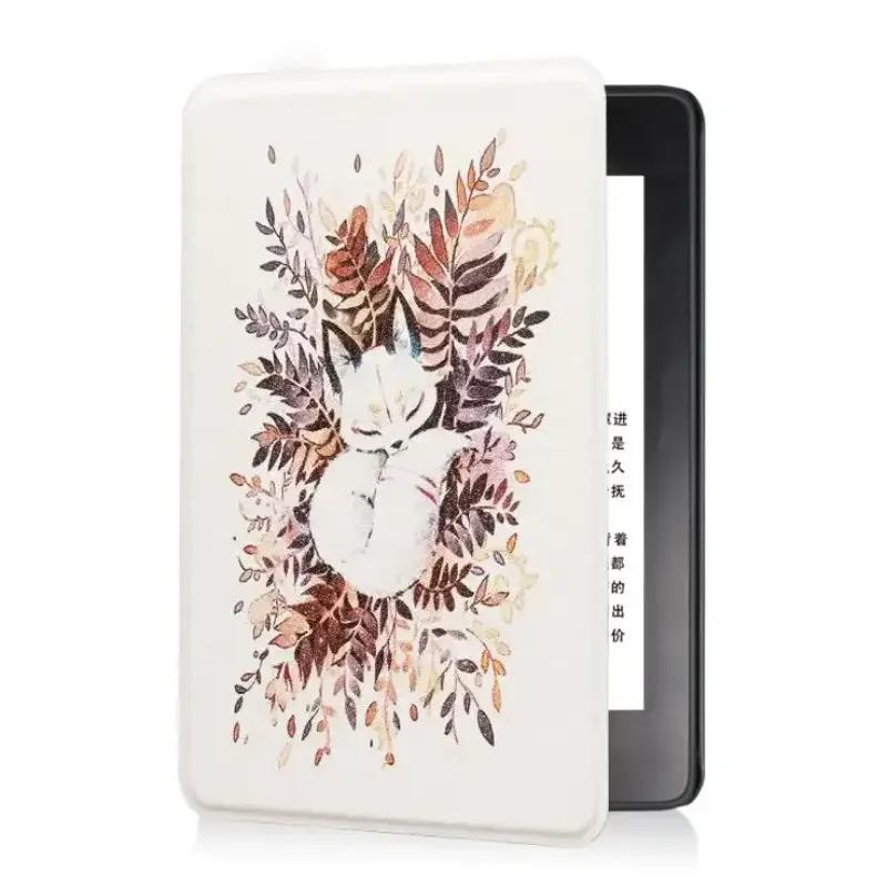 For Kindle Colorsoft Signature Edition 1st Generation Case 7 inch 2025 Leather Case Auto Sleep Cover Paperwhite 12th Gen Funda