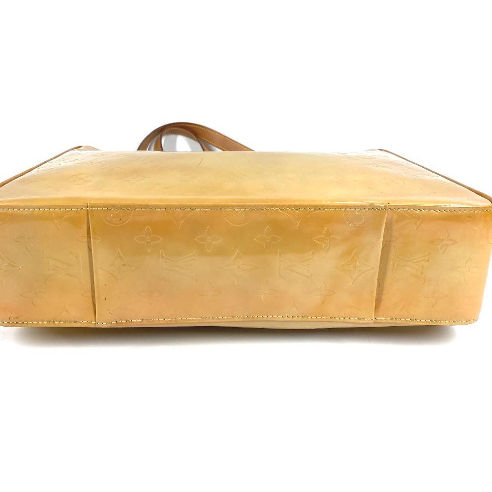 Louis Vuitton M91023 MonogramVernis Columbus Tote Bag Shoulder bag Beige