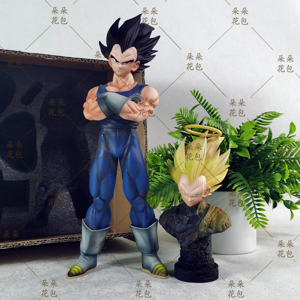 Dragon Ball Vegeta GK Figure Super Saiyan Angel Form Collectible Anime Statue With Bust Ornament Desk Decor For Otaku Anime Fans