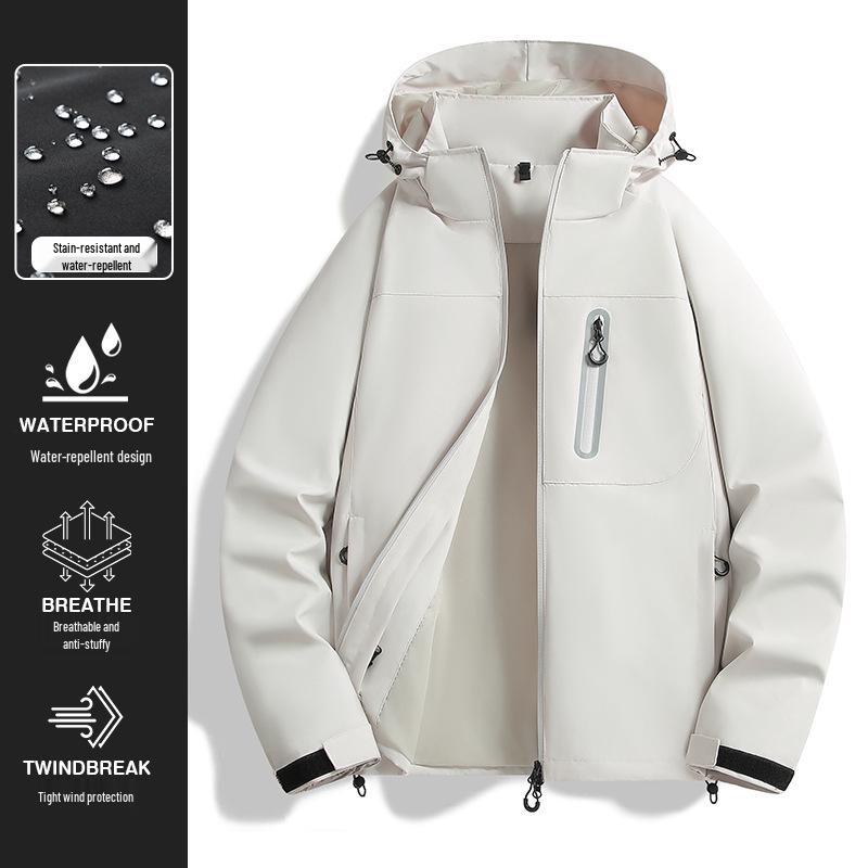 Unisex 3-in-1 Waterproof Windproof Outdoor Jacket for Mountaineering. L