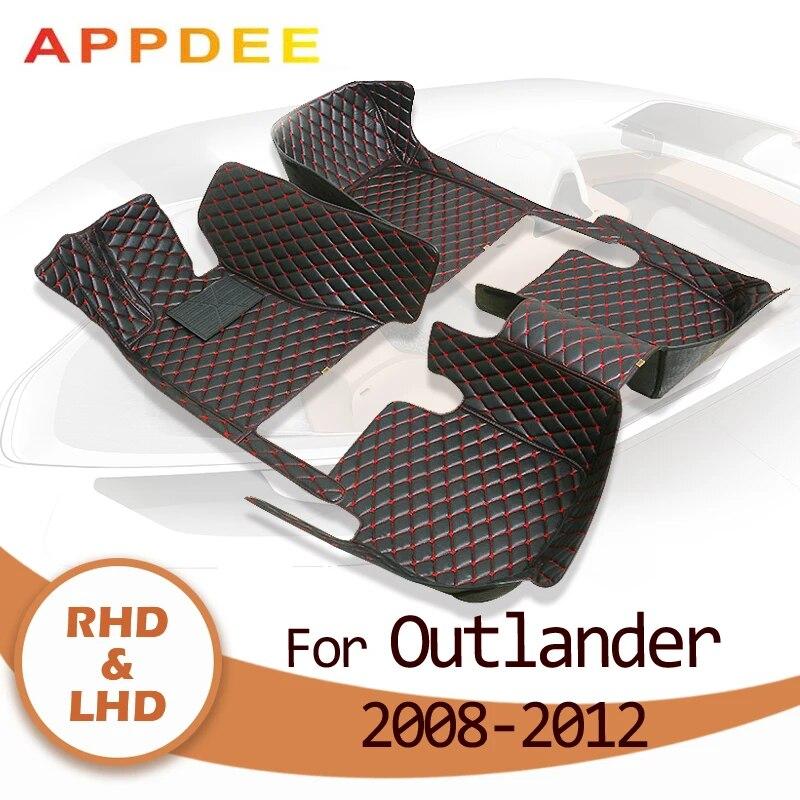 

APPDEE Коврики в салон для Mitsubishi Outlander (ПЯТИМЕСТНЫЙ) 2008 2009 2010 2011 2012 Изготовленные на заказ автомобильные колодки для ног автомобильные
