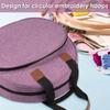 Embroidery Kit Organizer Bag Multi-Layer Oxford Craft Storage for Cross Stitch Threads Sewing Accessories Hoops Needlework Tools