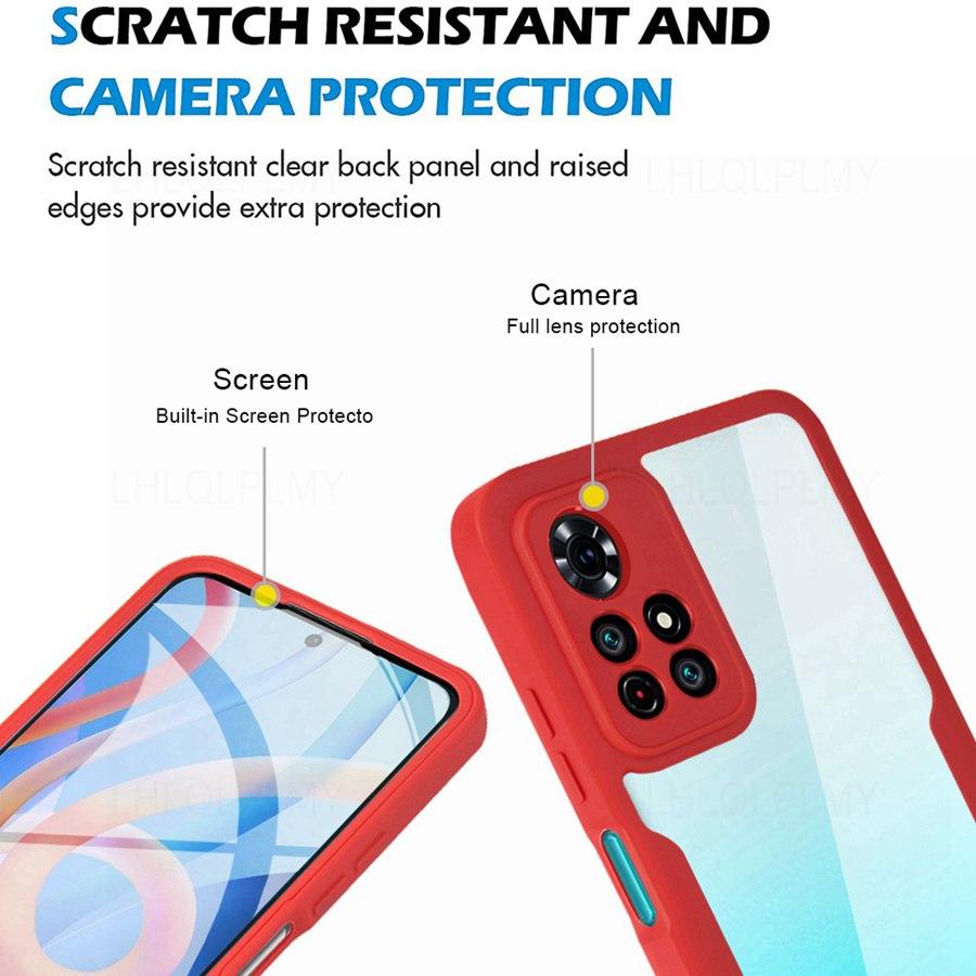 360 Degrees Protect ShockProof Case For Xiaomi Redmi Note 14 13T 13C 14C 15C 15 15T 14T Poco F8 Ultra M8 X8 Pro Max 5G 11 12 13 11T Front Back Cover