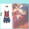 Costume da Cosplay di Wonder Woman Con Pelle PU Gioco di Ruolo Fantasy Abbigliamento di Halloween