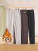 Mom's Winter Fleece-Lined Petite Pants 2025 - Fashionable Casual Long Pants for Middle-Aged and Elderly Women