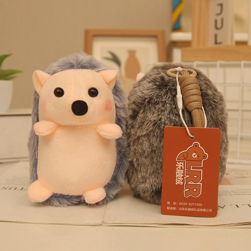 Creative Super Cute Cute Boutique Little Hedgehog Plush Toy Doll Pendant Keychain Baby Accessories Gifts