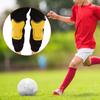 1 Pair Soccer Shin Guards Children Football Training Protection Pads with Buckle Strap(yellow)