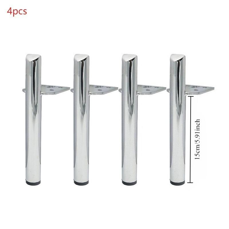 4pcs Furniture Legs Mounted Style Furniture DIY Replacement Feet Coffee Table Feet Metal Furniture Leg for Sofa Cabinet Side