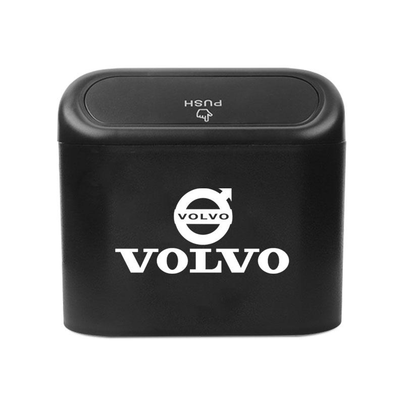 

Car Trash Bin Hanging Vehicle Garbage Dust Case Storage Box For Volvo Rdesign XC90 S60 XC60 V70 S80 S40 V50 V40 V60 C30 S70