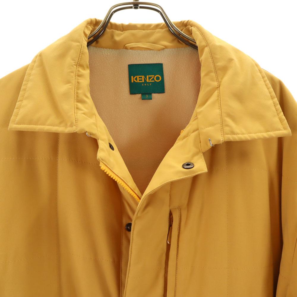 KENZO GOLF 90s Old quilting Batting jacket 3 yellow Men's Used