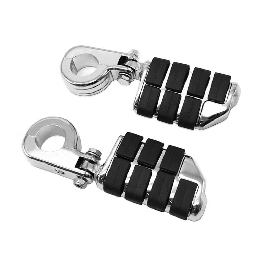 Racing Motorcycle Footpegs with Fixed Brackets Footrest for - As Described