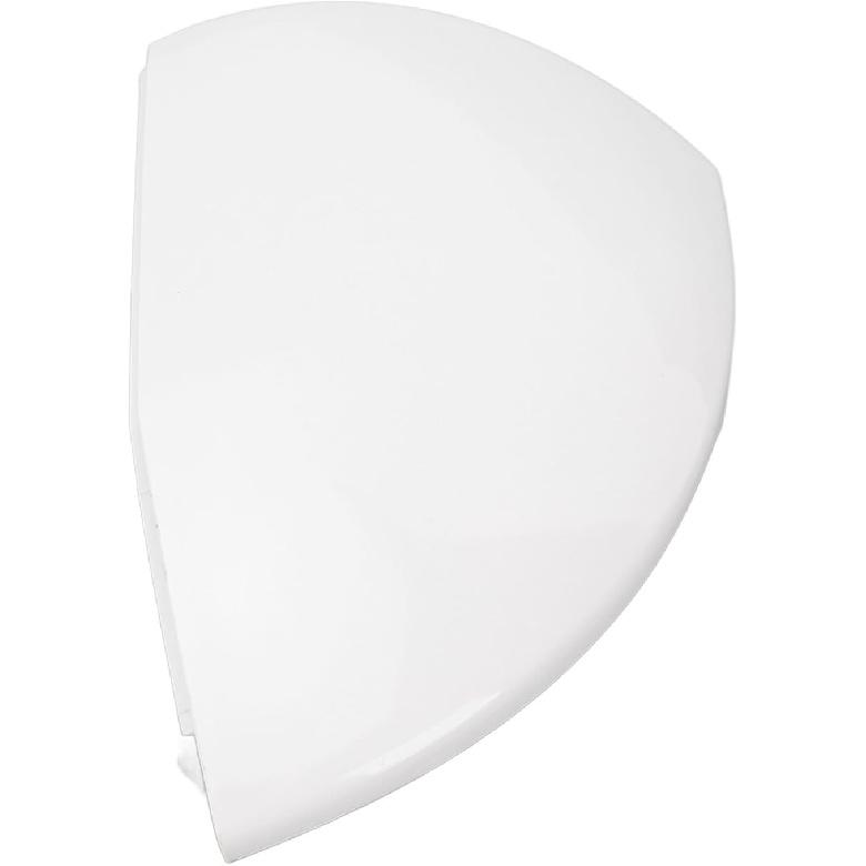 Side Mirror Cover Cap Unpainted White Rearview Wing Mirror Cap Weather Replacement for Hyundai Elantra 2021 to 2023 (Right)
