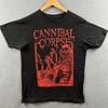 Vintage Cannibal Corpse Shirt Herren Medium Schwarz Horror Death Metal 90er Band T-Shirt Unisex T-Shirt