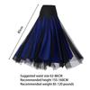 Women Ballroom Dance Skirt Latin Dance Dress Long Swing Skirt for Latin Stage Performance Party Dance Practice Competition Show