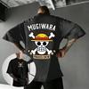 One Piece Skull Anime T Shirt Men Women Cotton Short Sleeve Summer Tops Casual Graphic Tee 2026 New Streetwear Cartoon Print Y2k