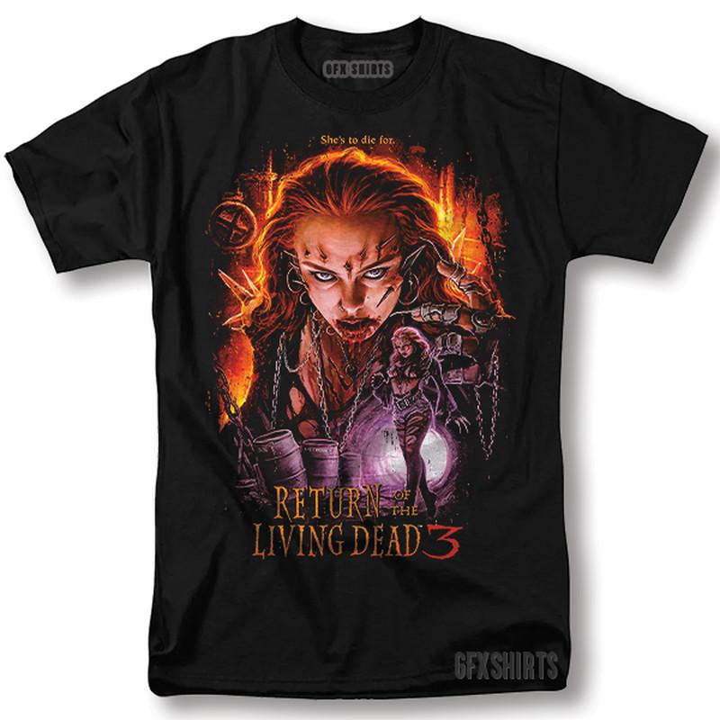 Футболка Возвращение живых мертвецов Классический фильм Винтажный графический дизайн L