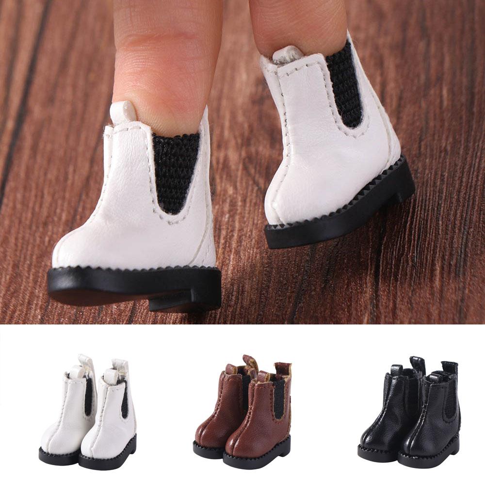 1pair Pretend Play Ob11 Doll High Top Shoes Cute Outfit Obitsu 11 Doll Shoes  1/12 Bjd