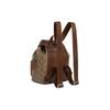 COACH PACE 22 Classic Presbyopia logo Coated canvas and refined calfskin Backpack Backpack Small Women's Khaki and Saddle color