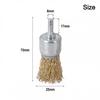 Brass Wire Brush End Wire Brushes For Drill Rust Removal Tool