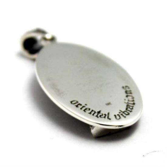 Bishamonten Japanese Pattern Silver 925 Pendant Top Orientalvibrations Oriental Vibrations