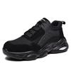 Oddychające stalowe buty robocze z noskami buty ochronne męskie obuwie ochronne przeciw rozbiciu niezniszczalne obuwie ochronne buty robocze trampki