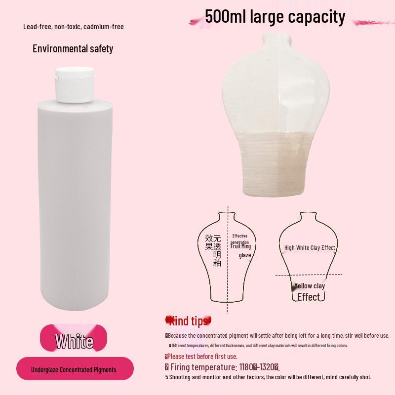 Konzentrierte wasserbasierte Keramik-Unterglasurpigmente für DIY- & Studentenprojekte