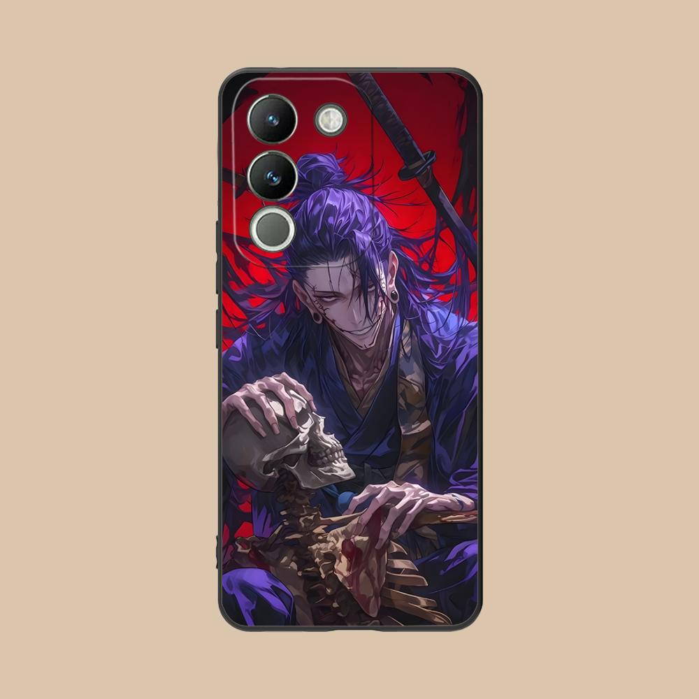 Jujutsu Kaisen Geto Suguru Handyhülle für VIVO V60 V50 V40 V30 V29 V27 V25 V23 Pro Lite 5G Bunte Druckabdeckung Luxuriöse Abdeckung