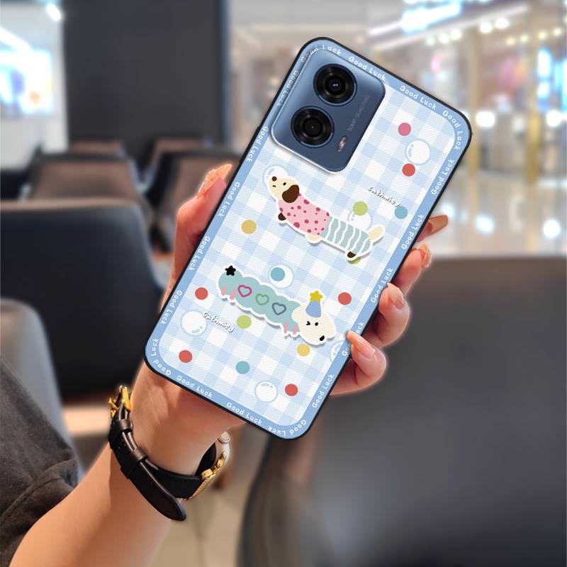 Waterproof Anti-knock Phone Case For MOTO G24 Power Back Cover Phone Pouch Fashion Design Graffiti Dirt-resistant Cute