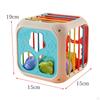 Baby Shape Sorter Toys Early Developmental Matching with Elastic Bands Color Recognition for