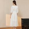 Waiwaiaiem Yy_Vintage Gentle Puff Sleeve Dress