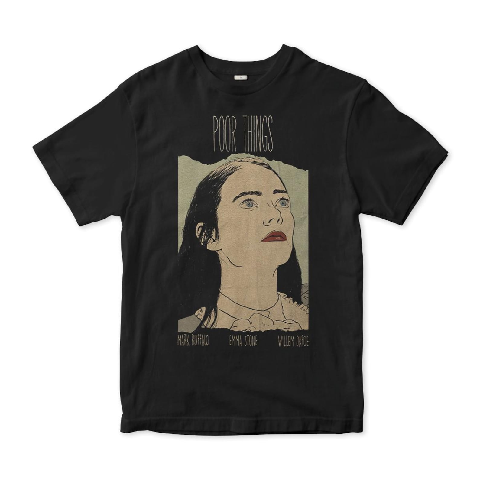 Poor Things Art T-Shirt, Men s and Women s Sizes (MOV-76690) S