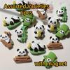 5pcs Polyresin Panda Refrigerator Magnets - Cute Decorative Fridge Magnet Set Office Kitchen Decor, Locker Accessories
