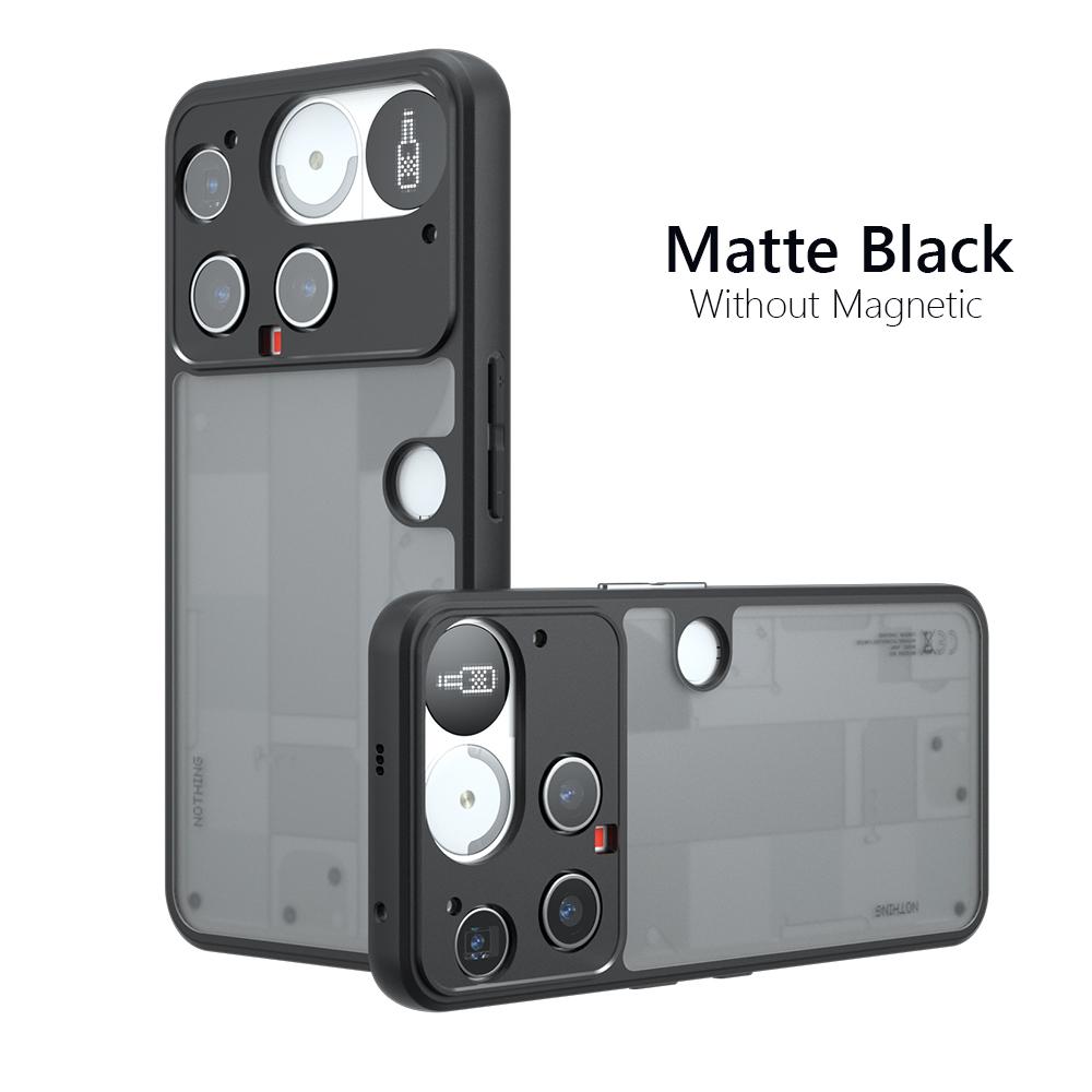 For Magsafe Magnetic Wireless Charging Case For Nothing Phone 3 Nothing Phone3 5G Shockproof Matte Back Cover Coque