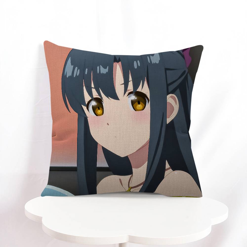

Kaori Shirasaki Cushion Cover Pillow Cover Decor Pillowcase Printed Cushion Case For Couch 16x16Inch