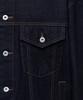 Musinsa Standard Oversized Denim Trucker Jacket [Deep Indigo]