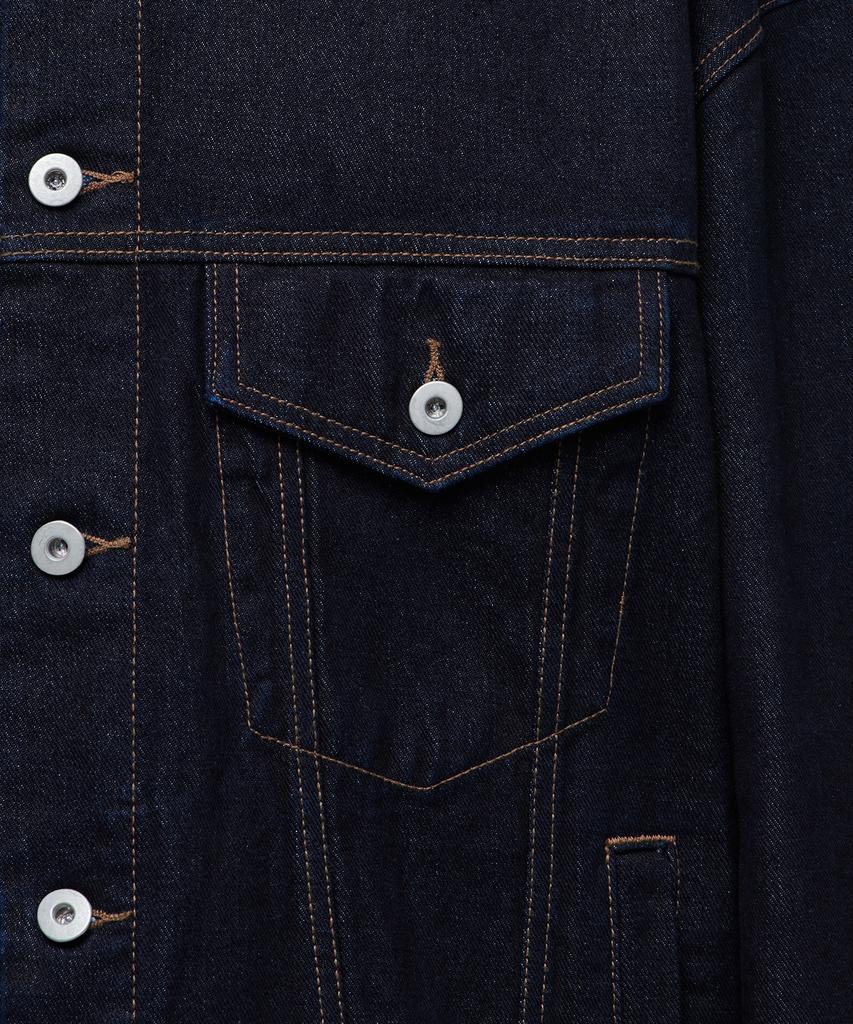 Musinsa Standard Oversized Denim Trucker Jacket [Deep Indigo]
