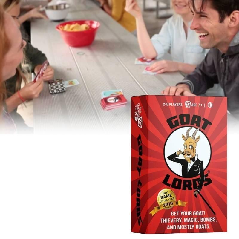 Goat Lords Game Family Fun Card Game With Premium Coated Paper For All Ages