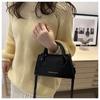 Chic Faux Leather Handbag for Women Minimalist Simple Style Shoulder Crossbody Bag