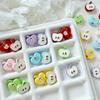 Apple Alloy Painted Beaded Loose Beads DIY Accessories for Handmade Bracelets & Necklaces