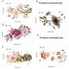 Mildew-proof Flower Butterfly Toilet Stickers Self-Adhesive Toilet Lid Decals  Bathroom