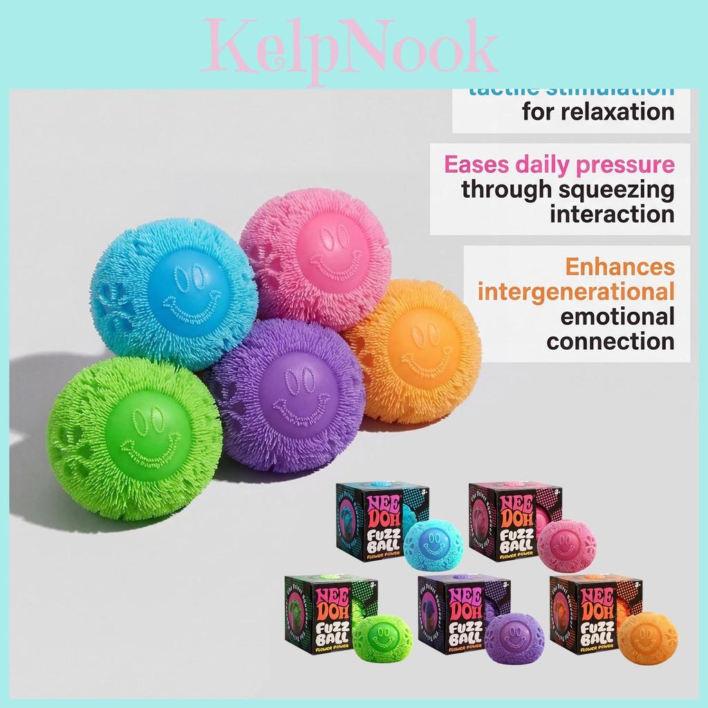 Needoh Silicone Stress Relief Toy With Portable Design For Office And Travel Use