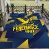 Soft Floor Carpet Fenerbahçe FC Pattern Area Rug Decorative Mat For Home Room Decoration