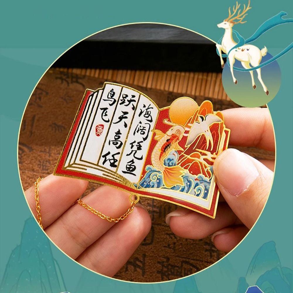 Stationery Book Clip Metal Pagination Mark New Bookmark