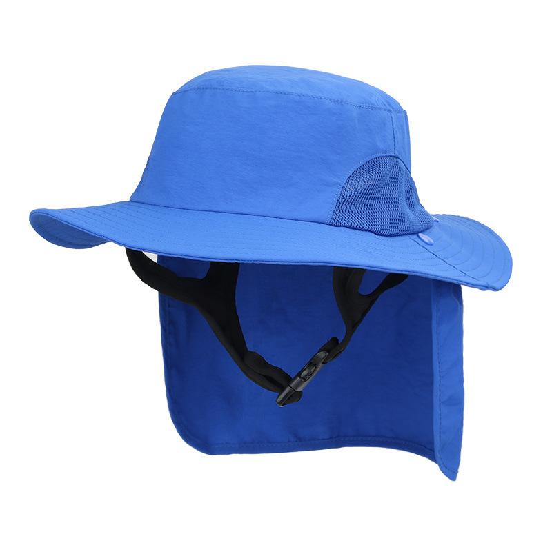 Summer quick-drying surfing visor removable men's and women's outdoor mountaineering and hiking sun protection hat UV protection fishing hat