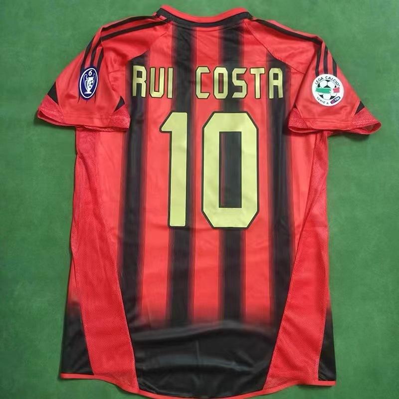 Vintage Jersey Football Uniform Classic Henry AC Ronaldo Rolca Beckham Jersey
