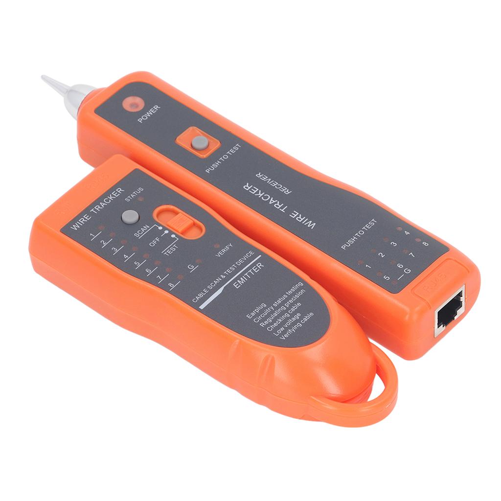 Cable Locator Multi Purpose Communication Network Tester Detector Wire Tracer Kit