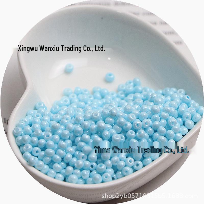 3mm Solid Color Glass Seed Beads for Handmade Jewelry & DIY Crafts