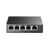 TPLINK TL-SG1005LP 5P Gb Switch 4P PoE+ TL-SG1005LP 5-Port Gigabit Desktop Stålkabinett Switch med 4-Port PoE+ 40W PoE-budsjett